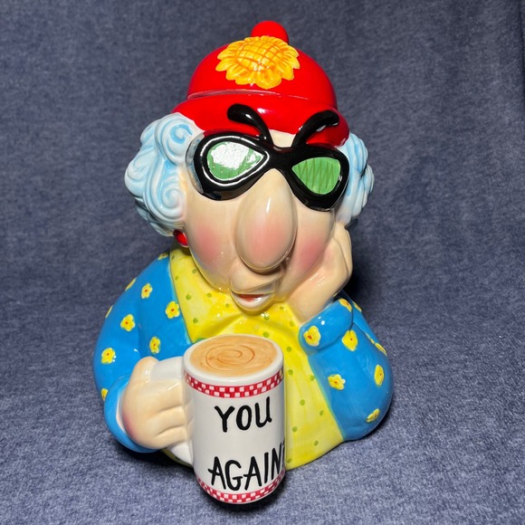 Whimsical Vintage Hallmark Maxine Ceramic Cookie Jar Novelty Kitchen Decor - Picture 1 of 9